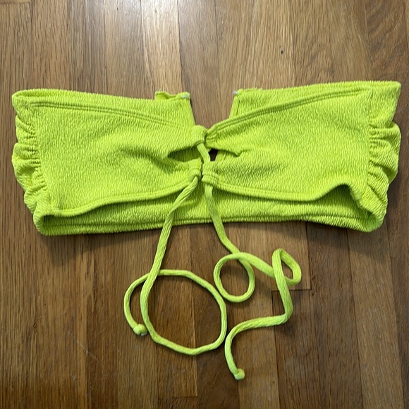 *last chance!!* Shein | Women’s lime green terry cloth bikini swimsuit - Picture 7 of 16